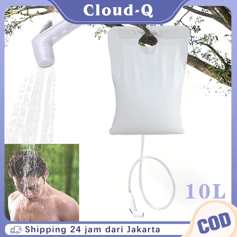 ๐ฟ MANDI DARURAT DI MANA SAJA - Shower Bag Portable 10L (Kantong Air)