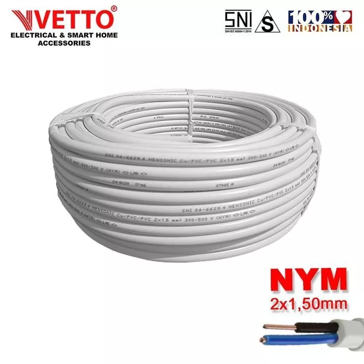 ⛓️ KABEL ROLL 50 METER (2x1.5mm) - Jangkau Listrik ke Titik Terjauh