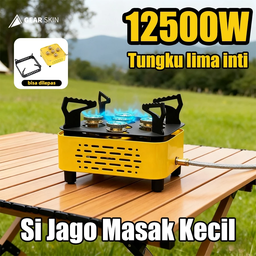 🔥 KOMPOR LIPAT PORTABLE - Masak Di Mana Saja (Hemat Gas)