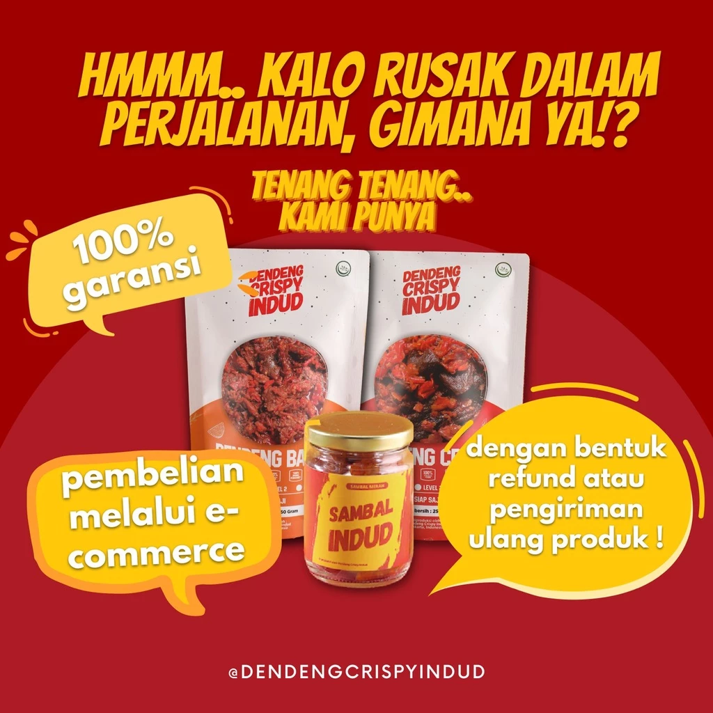 🥓 DENDENG SAPI CRISPY - Lauk Mewah Tahan Lama